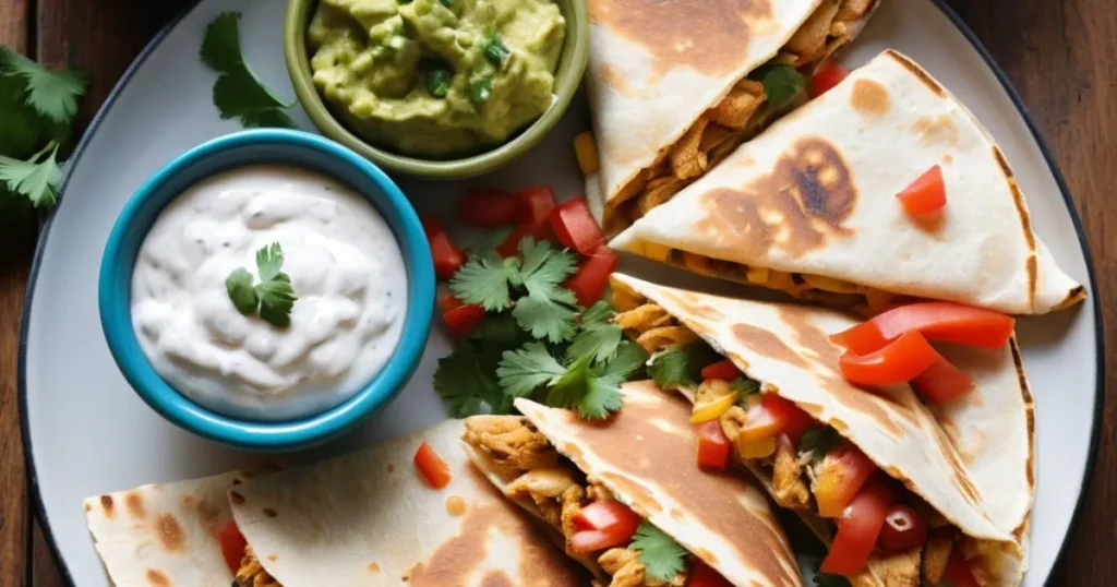 The Best Crunchy Chicken Quesadilla Recipe