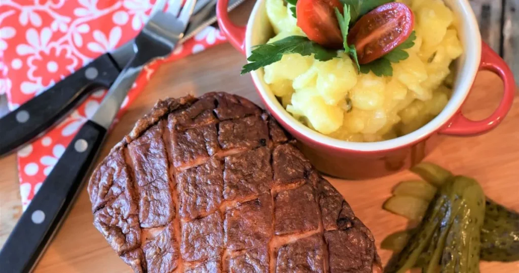 This best meatloaf recipe with onion soup mix, Serve it warm, accompanied by your favorite sides such as mashed potatoes.