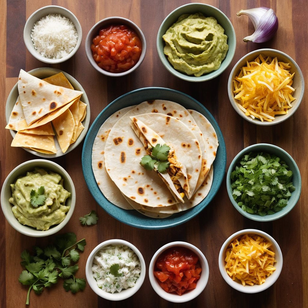 crunchy chicken quesadilla ingredients