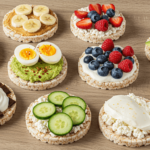 Healthy and Colorful Rice Cakes Toppings for Snacks and Meals